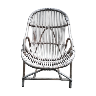 Rattan armchair