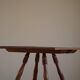 Square side table in solid oak, mid-century modern, 1960s.