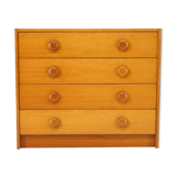 Commode en teck des années 1960, Danemark