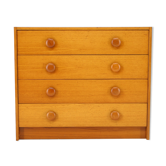 1960s Teak Chest of Drawers, Denmark