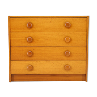 1960s Teak Chest of Drawers, Denmark