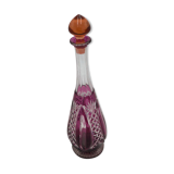 Colored crystal decanter