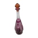 Colored crystal decanter