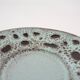 Ceremic lava cup in brown and turquoise, 1970's