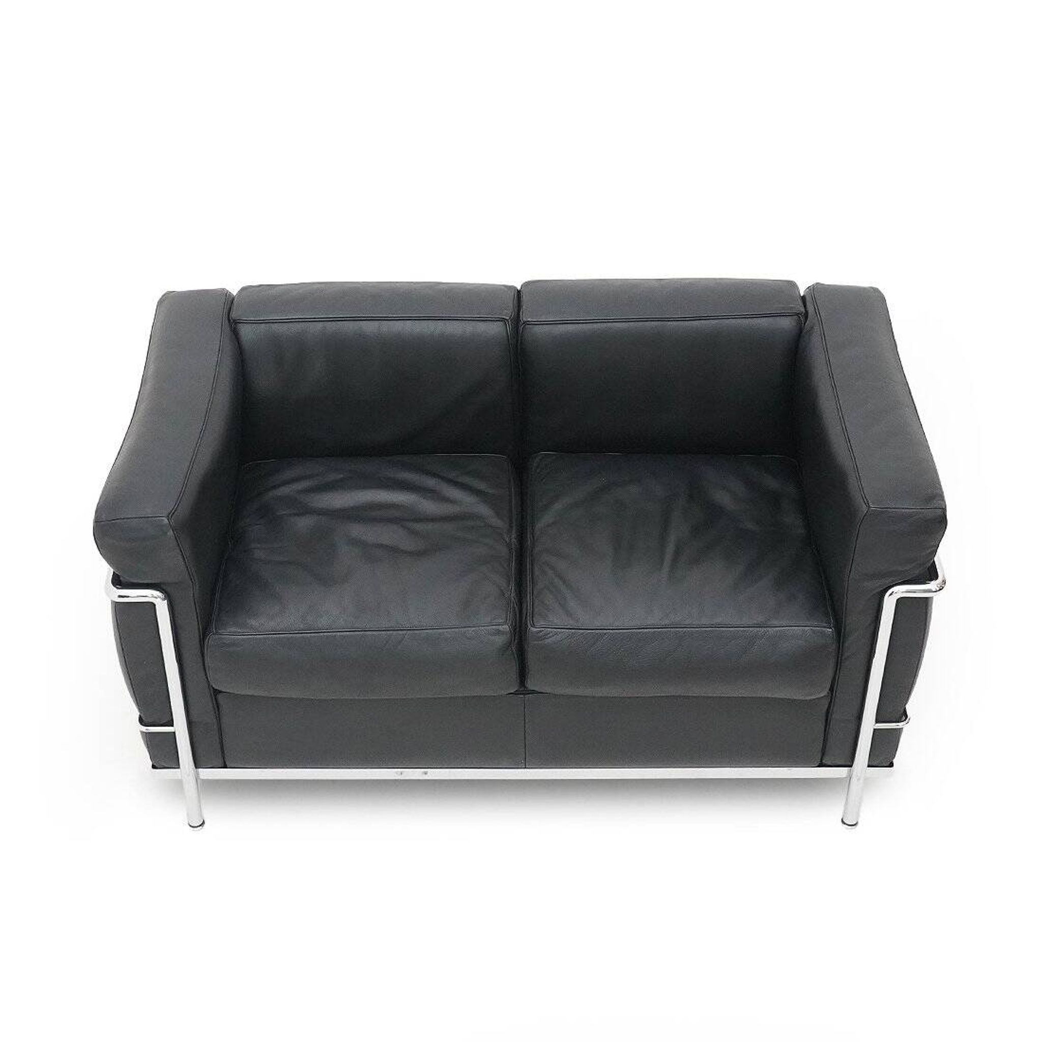 Canapé 2 places LC2 par Le Corbusier pour Cassina, années 1970