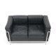 Canapé 2 places LC2 par Le Corbusier pour Cassina, années 1970