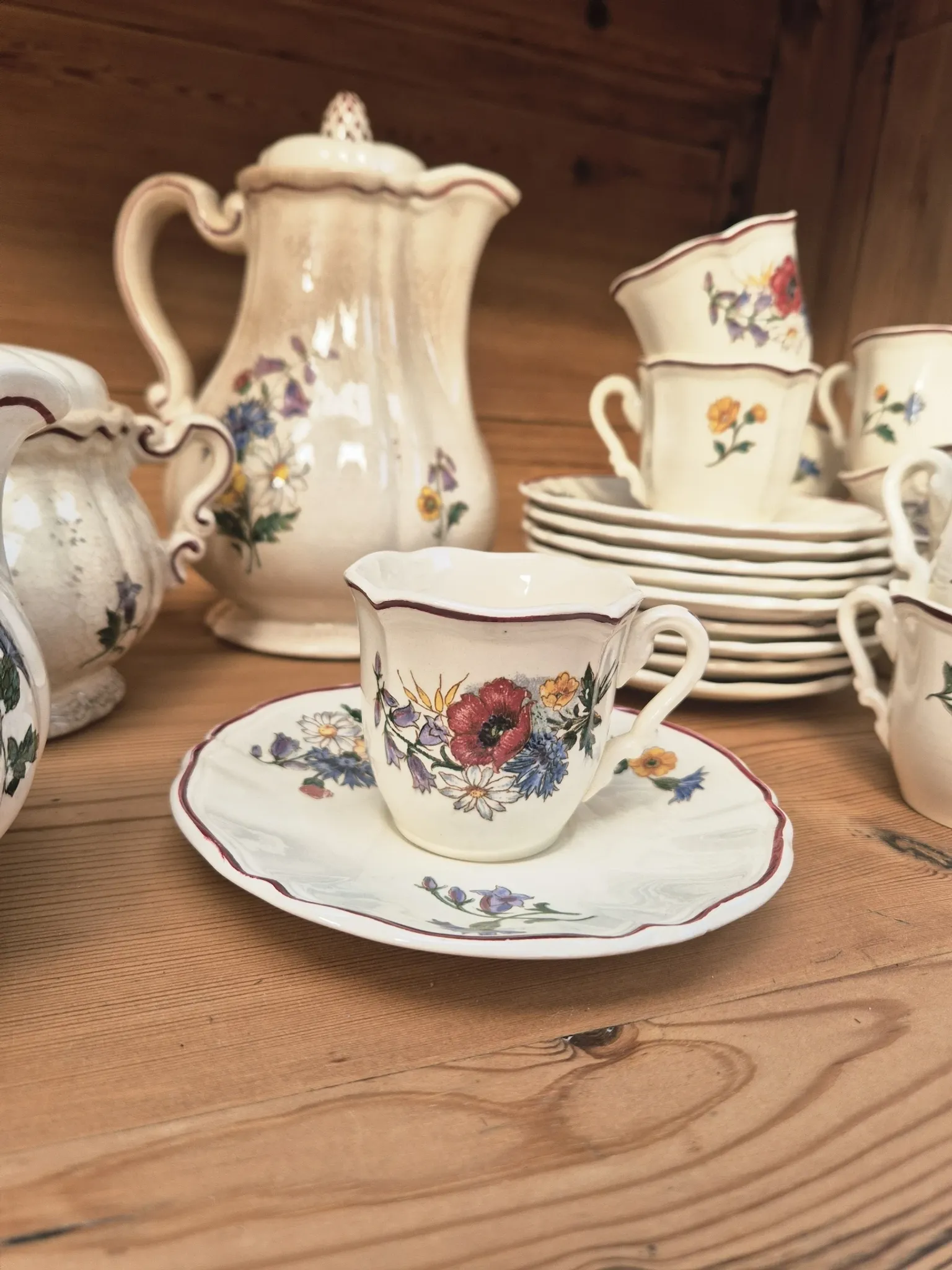 Complete tea and coffee service Sarreguemines