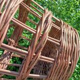 Retro wicker basket