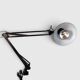 Black articulated architect lamp Mathias SA, industrial style – 1980s