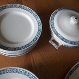 Longchamp "René" Terre de Fer 9-person dinner service