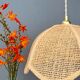 Suspension lamp vintage pink