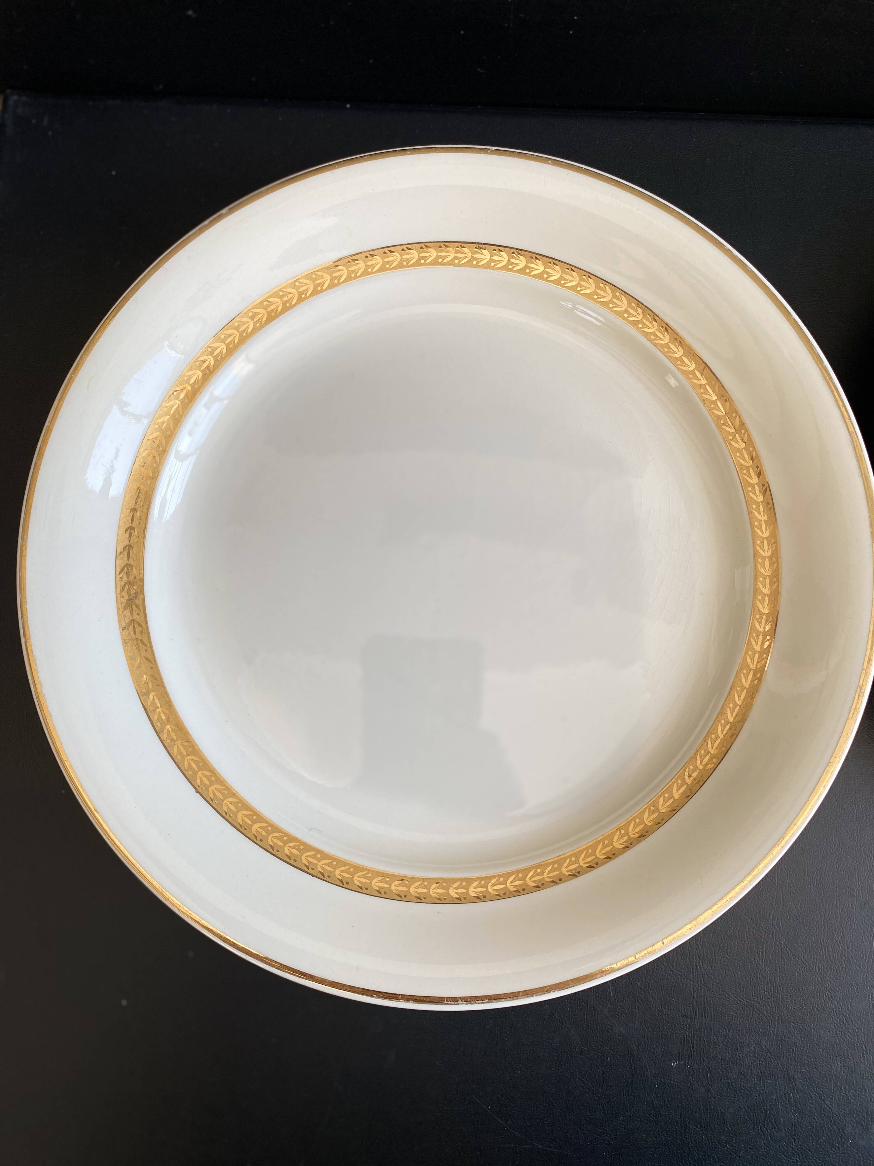 2 Vintage Plates Villeroy & Boch Mettlach - Economic Union France-Sarr