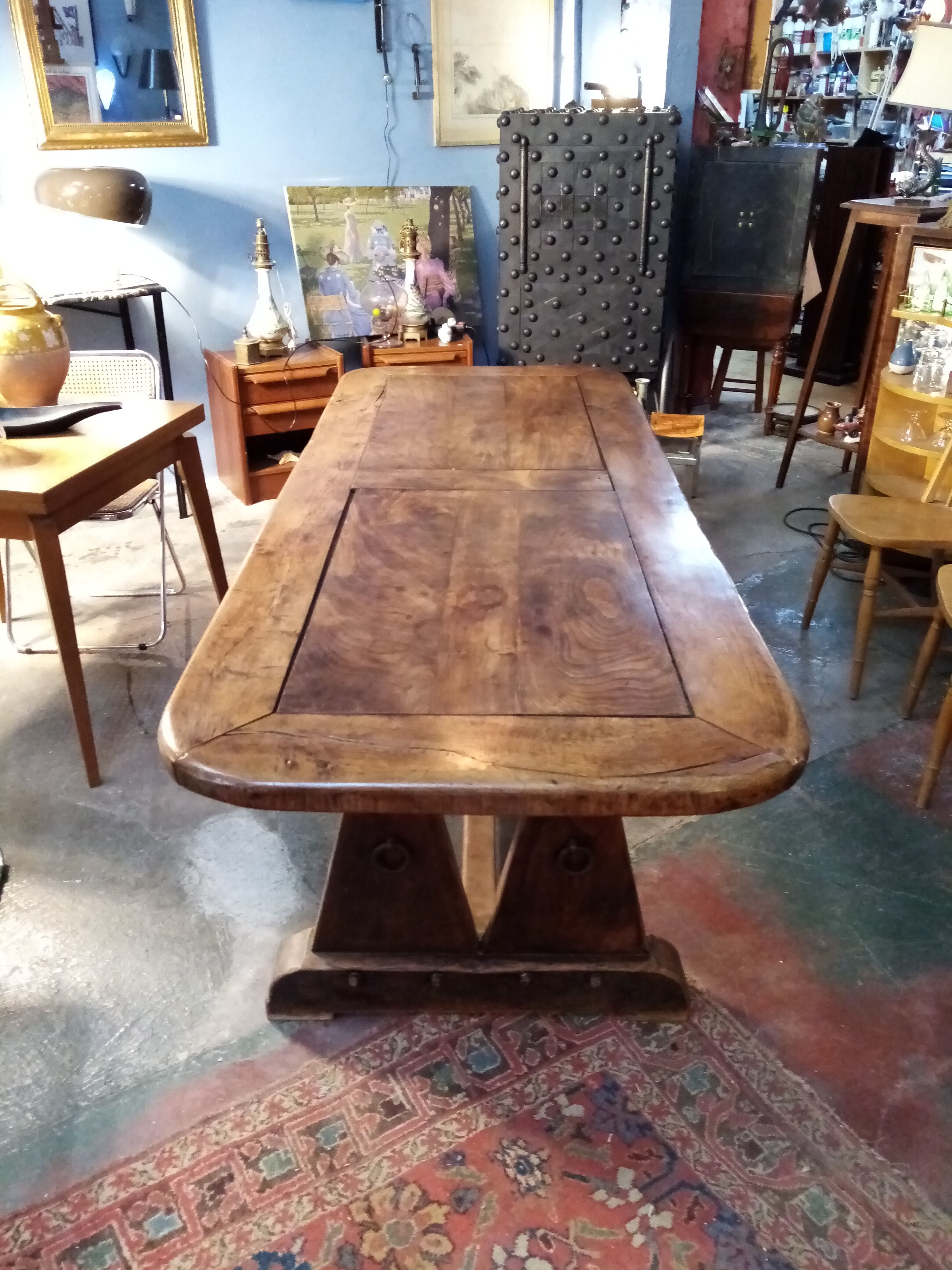Brutalist farm table