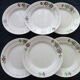 Set of 6 flat plates Orchies Moulin des Loups Irma model