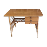 Rattan desk