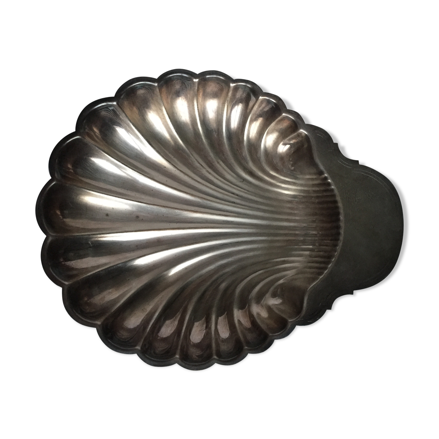 Plate silver metal shell