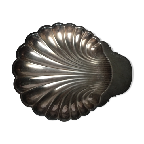 Plate Silver Metal Shell Selency Plate Silver Metal Shell Selency