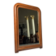 Faux bois antique mirror