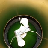 Vintage toupie floor lamp in ceramic from temde switzerland 1960