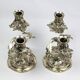 Pair of Christofle candlesticks 19th century – Trianon model silver-plated bronze