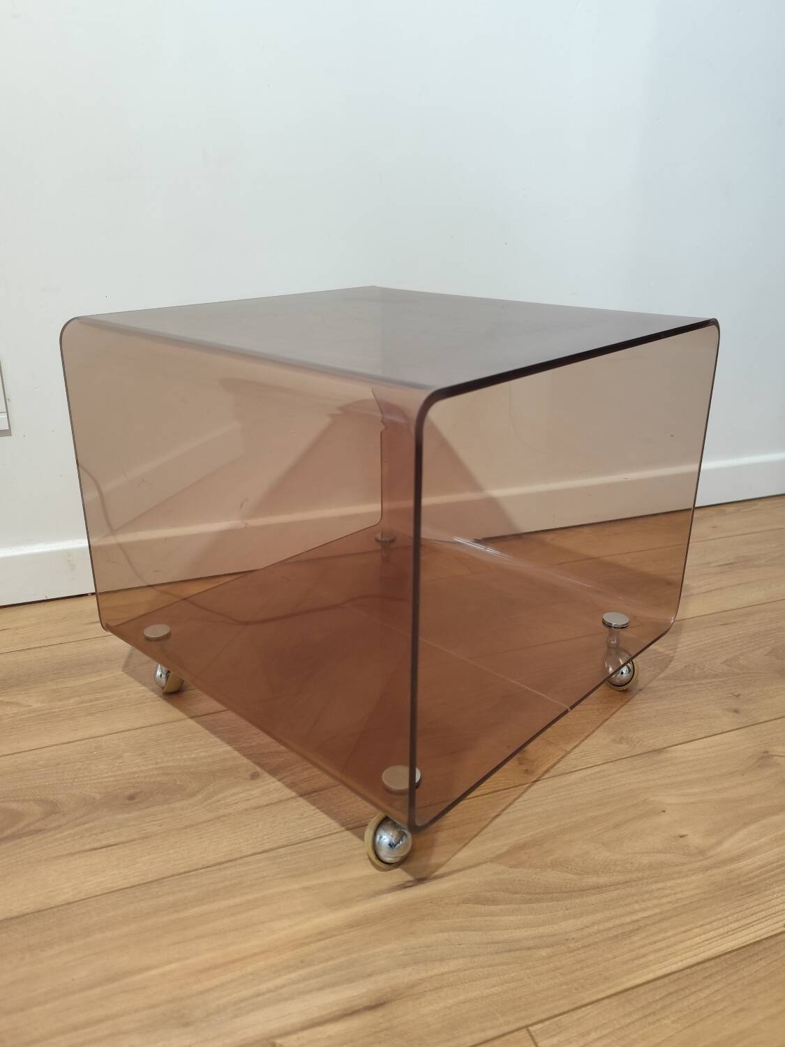 Acrylic side table
