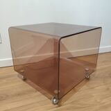 Acrylic side table