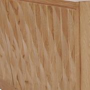 Italian Oak Wood Sideboard with Hand Carved Patterns in the Doors, Italy