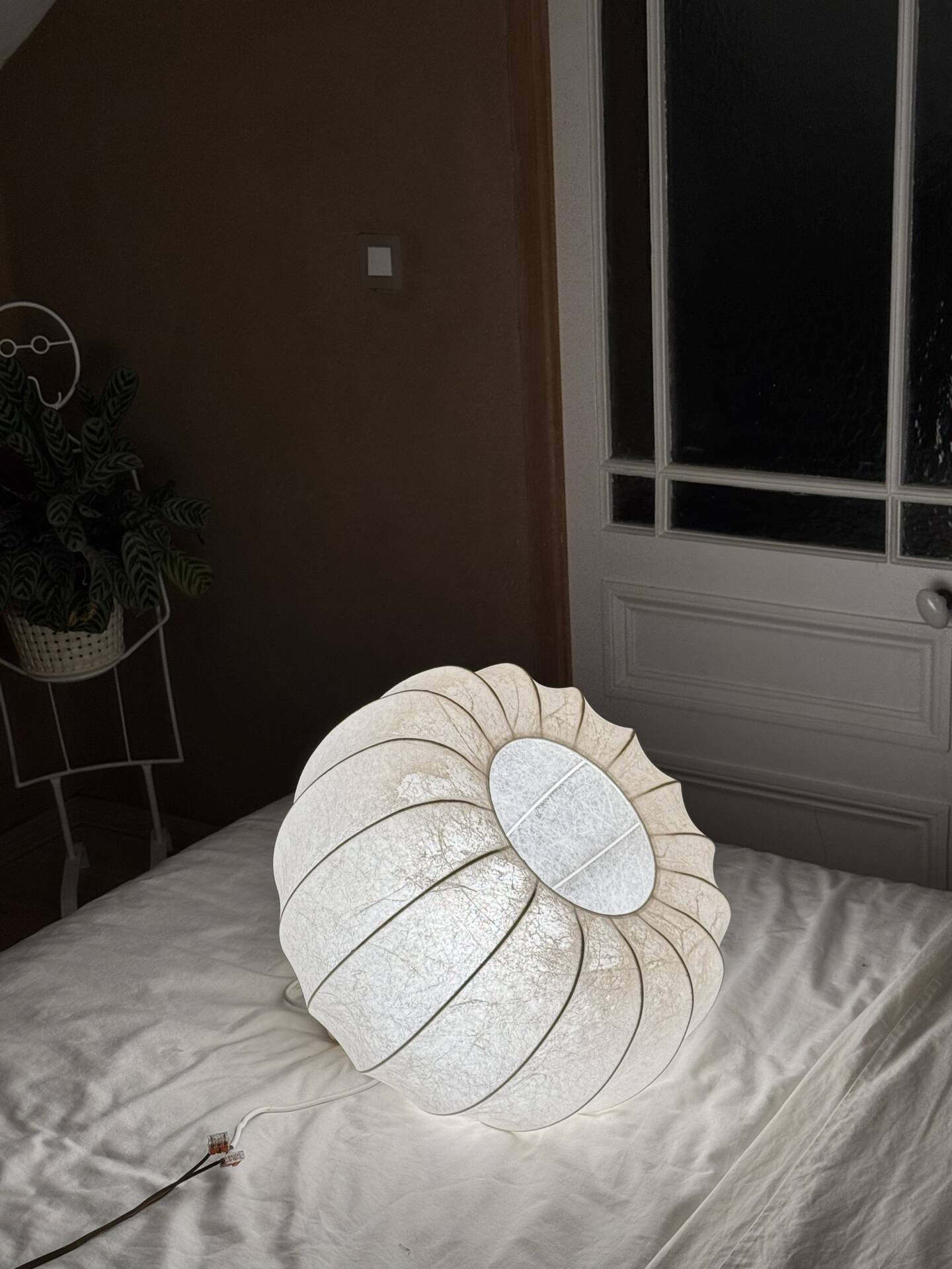 Large "Cocoon" pendant – Design by Goldkant Leuchten (1960s)