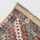 Tapis Kilim oriental bleu et vert