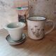 Vintage tea or herbal tea cup