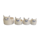 Series of 4 ceramic cat ramekins