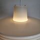 Rotaflex pendant lamp, space age, UFO-shaped, pressed plastic, 1960s.