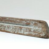 Patinated solid oak body separator from an old Parisian hardware store