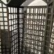 Wrought iron wine cabinet