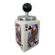 Ceramic ashtray with playing card motifs