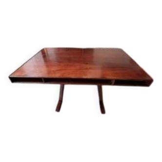 Bureau vintage Frattini pour Bernini – Design italien 1960 – Acajou teinté