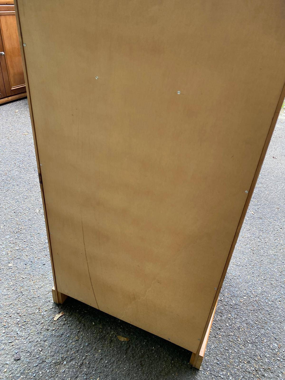 Scandinavian solid wood chest of drawers 1980