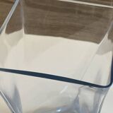 Twisted Square Glass Tealight Vase Decorative Art