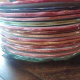 Ceramic plates. 70s/80s Work inspired by the 16th and 17th centuries.