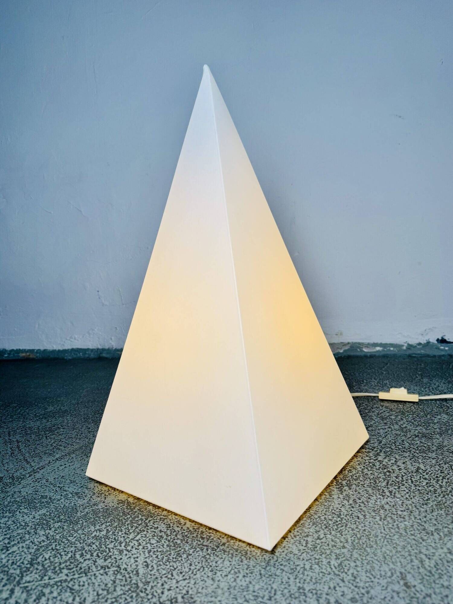 Pyramid Floor & Table Lamp By Harco Loor For Harco Loor Design, The Netherlands 1980S