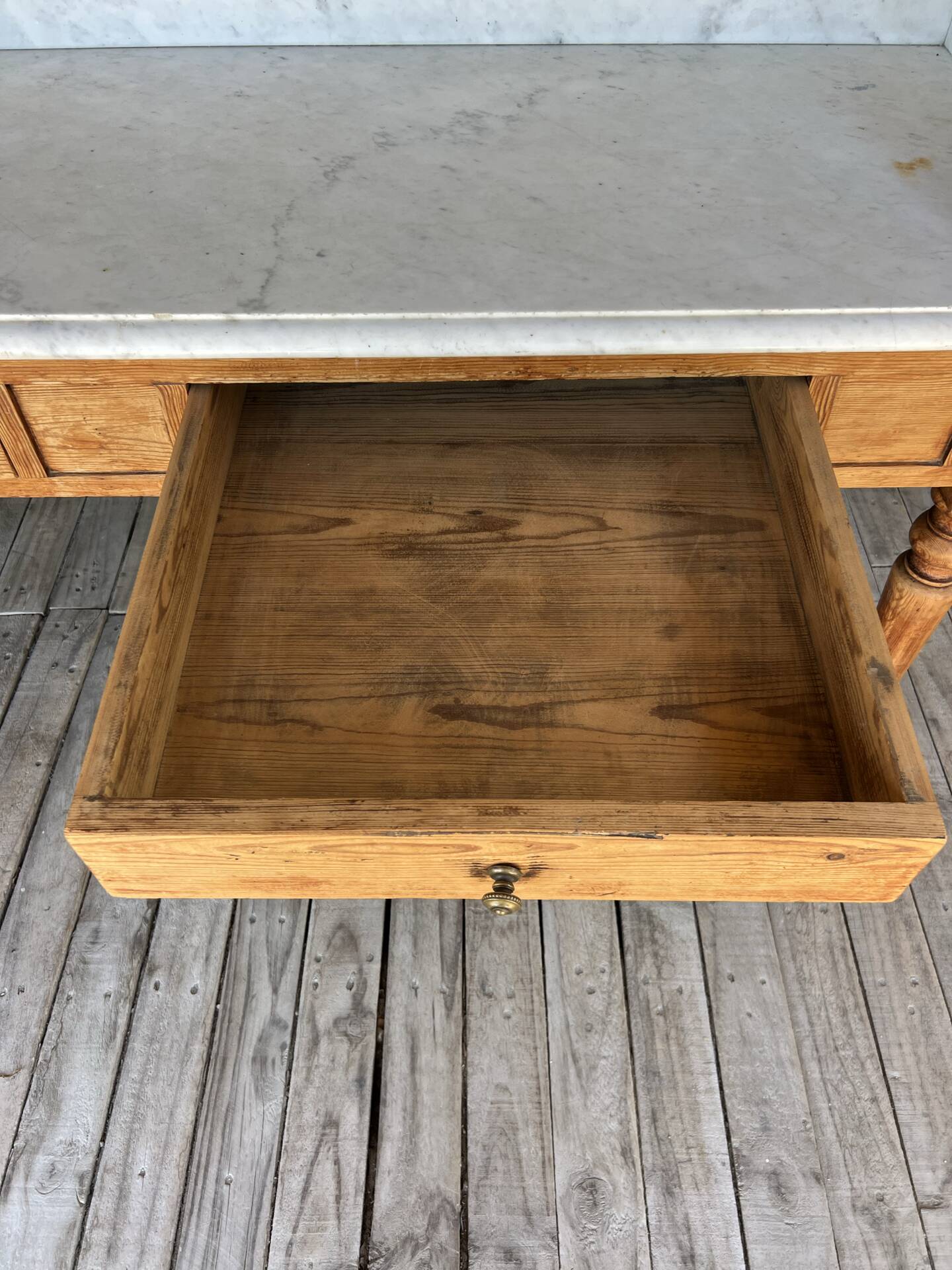 Large marble console