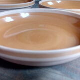 Set of 6 plates in Sarreguemines sandstone