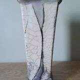 Raku vase