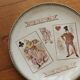 Iron earth dessert plate card game HB Choisy le Roi