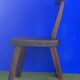 Paire de chaises rustiques en T, orme massif Aranjou,