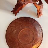 Plateau sur pied en bois