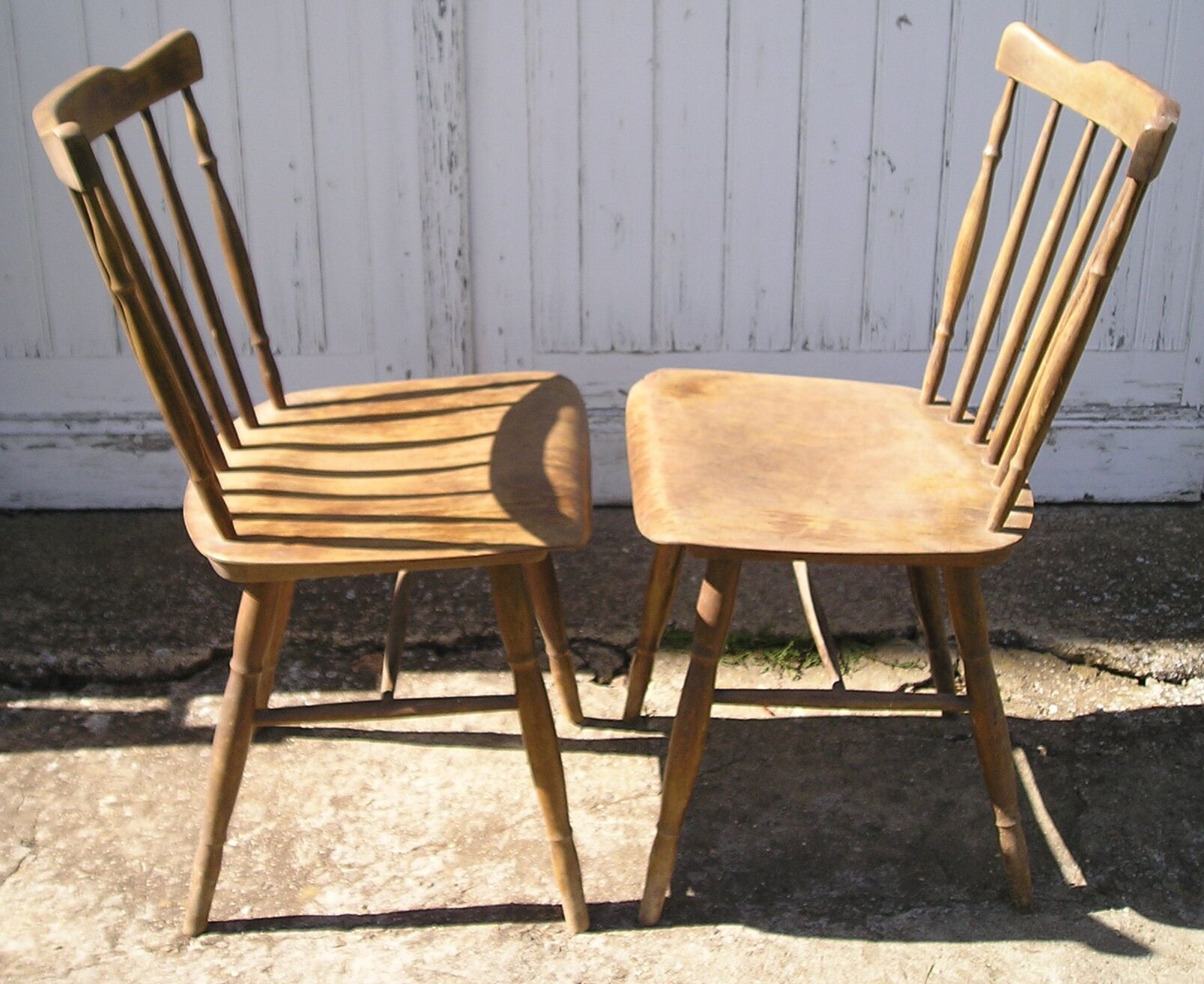Pair of Thonet bistro chairs