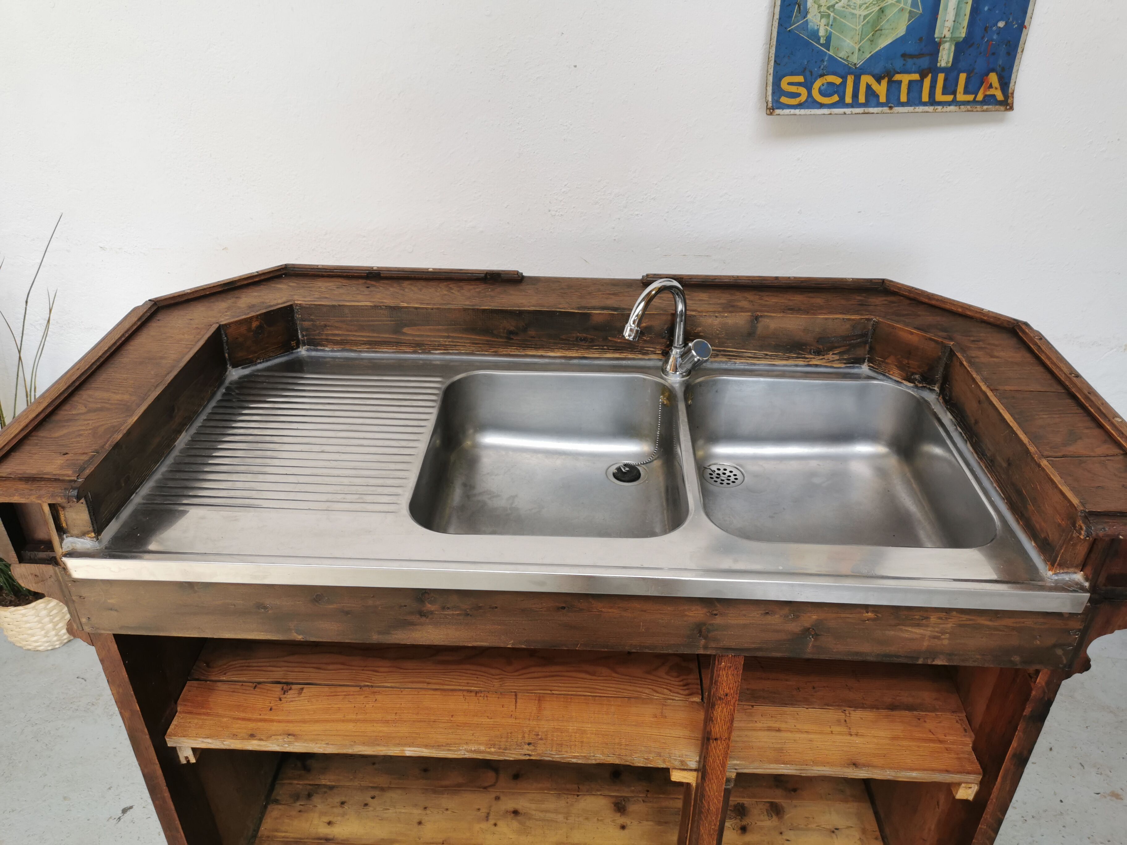 Former bistro bar counter