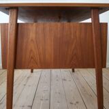 Danish teak floating desk by A.P. Svenstrup, 1960