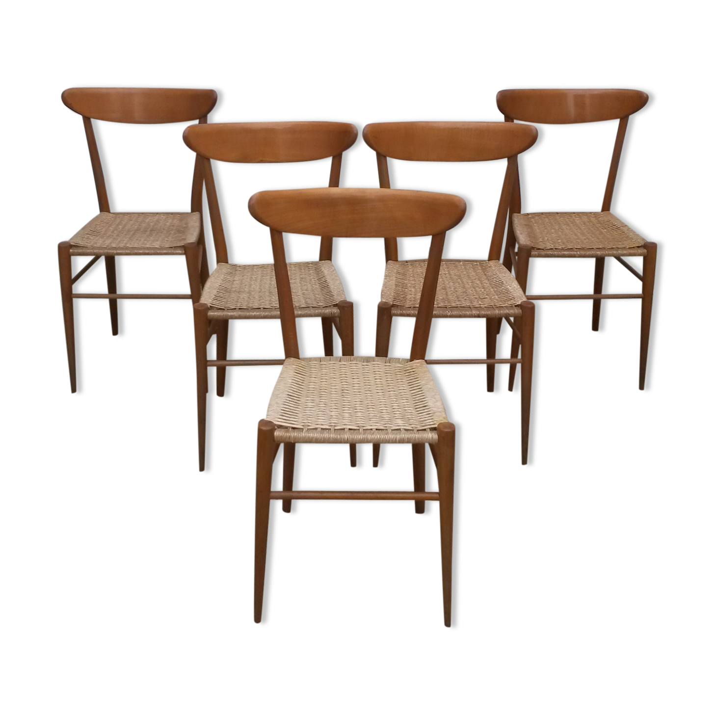 Série de 5 chaises 1960